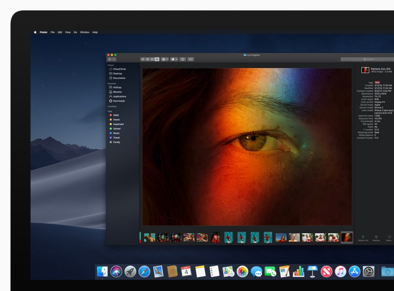 WWDC 2018 - macOS Mojave gagne une nouvelle interface et fait les yeux doux à iOS