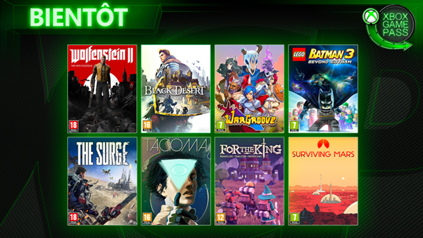 Xbox Game Pass : huit jeux dont Wolfeinstein II arrivent en mai