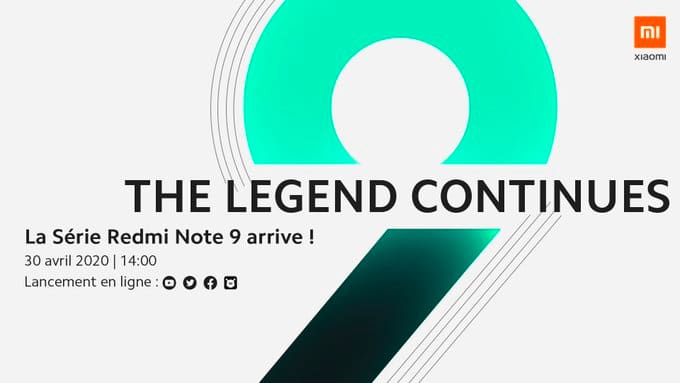 Xiaomi Redmi Note 9 : la série arrive en France