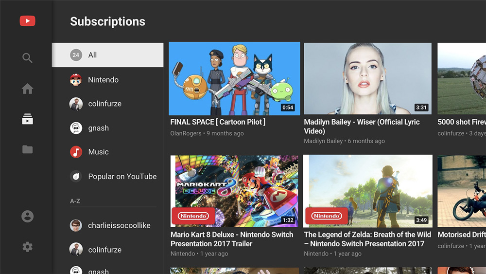 YouTube est bel et bien disponible sur Nintendo Switch